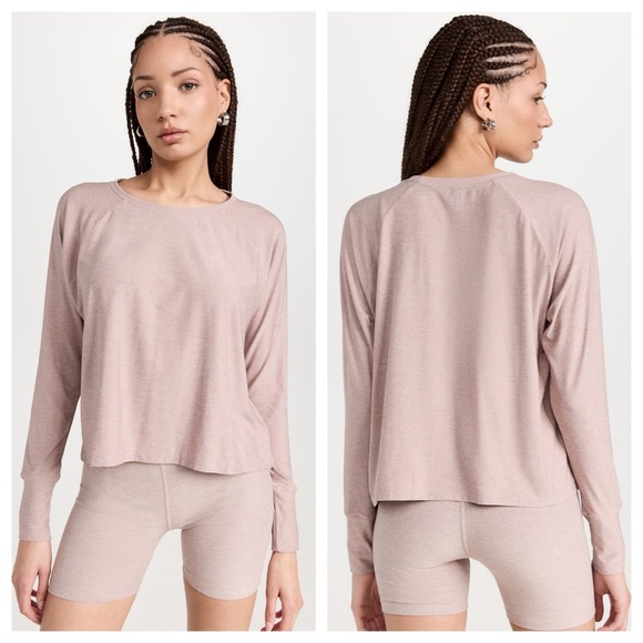 Beyond Yoga Tops - Beyond Yoga | Featherweight Daydream Pullover Long Sleeve Size Medium Chai Color